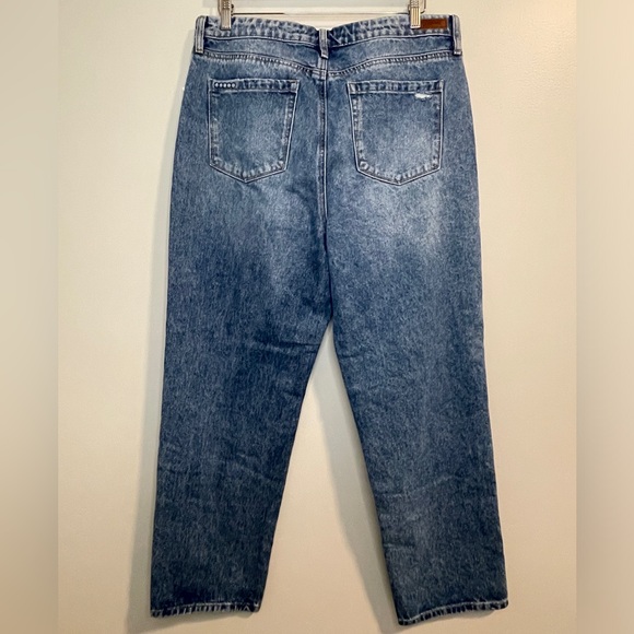 Blank NYC Jeans Siez 31 "The Howard" Mid Rise Ripped Knee Loose Fit - Picture 3 of 6